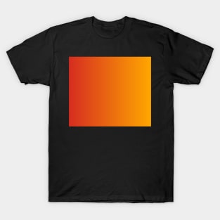 Fire Gradient Effect T-Shirt